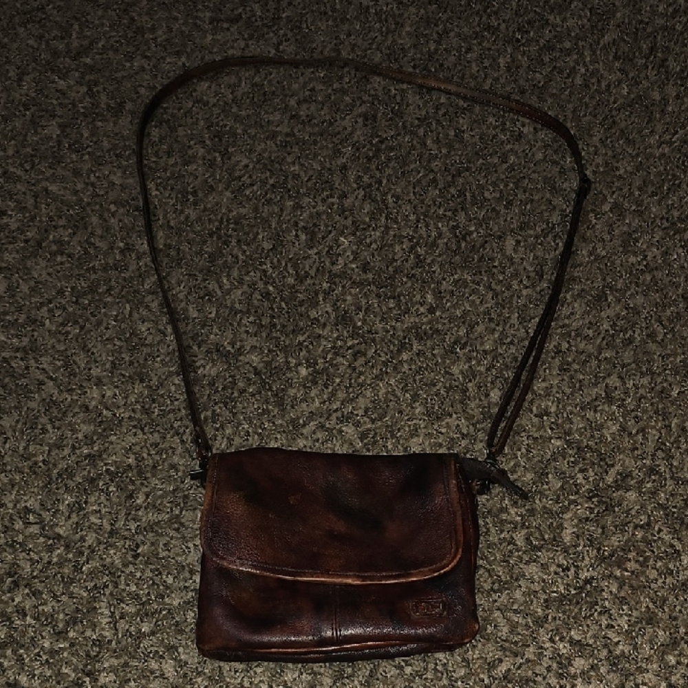 Bed|Stu gorgeous Cross Body Bag!! Beautiful Brown/Red! - Picture 2 of 12